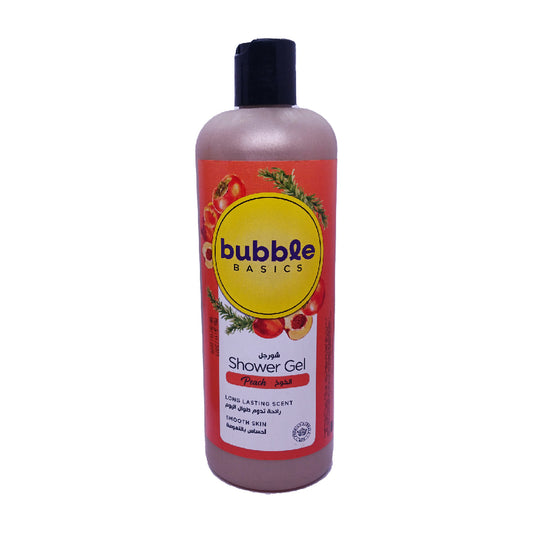 Bubble shower gel 500 ml peach scent